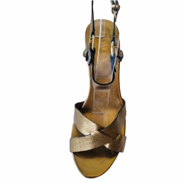 Ralph Lauren leather sandals size 8 new - Picture 4 of 5